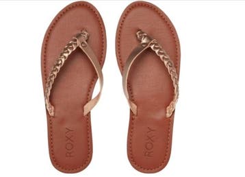 Roxy Livia - 36 - Dames Slippers - Brons, Verzenden, Nieuw