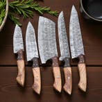 Keukenmes - Kitchen knife set - Staal, Hout - Duitsland