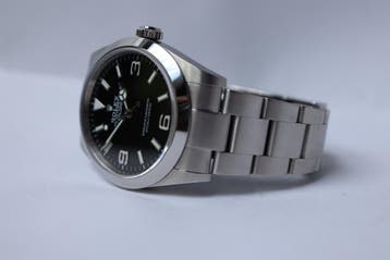 Horloge Rolex Explorer 40MM 10/2024 Full set, goede conditie, Staal, Polshorloge, Ophalen of Verzenden, Zo goed als nieuw