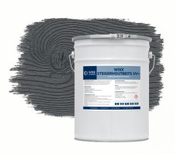 Wixx Steigerhoutbeits UV+ Antraciet 1L, Minder dan 5 liter, Verzenden, Nieuw, Beits