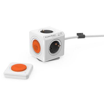 Allocacoc PowerCube Extended Remote Set Grijs, Computers en Software, Pc- en Netwerkkabels, Nieuw, Ophalen of Verzenden