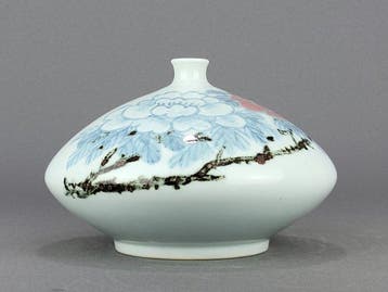 Vaas - Porselein - Japan - Pioenvaas (Morigama ) (Zonder