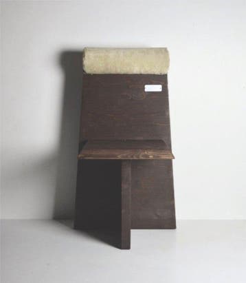Studio Greca - Stoel - C26 Camber - Hout, Fluweel - 25