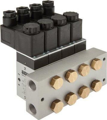 Manifold 4-Stations 5/2 5/3-weg Airtec M07/P07, Verzenden, Nieuw
