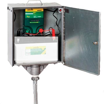 P4500 Schrikdraadapparaat 230V/12V, met veiligheidsbox en, Ophalen of Verzenden