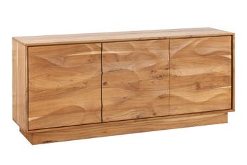 Dressoir DESERT 160 cm 3D acaciahout naturel - 47149, Ophalen of Verzenden, Nieuw
