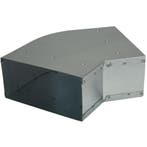 Bocht 45 graden 300×80 mm horizontaal tbv instortkanaal, Ophalen of Verzenden, Nieuw