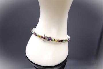 Zonder minimumprijs - Armband Zilver, 925 verguld 14 karaat., Nieuw