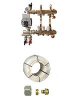 8 groep basic verdeler + 600mtr / 200mtr vloerverwarmings..., Ophalen of Verzenden, Nieuw, Overige typen