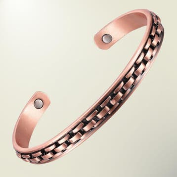 Gezondheidsarmband magnetisch koper - 0,8 cm, Sieraden, Tassen en Uiterlijk, Armbanden, Ophalen of Verzenden, Nieuw