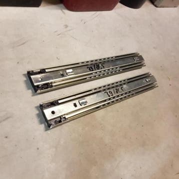 Ladegeleiders 39/81,5 cm - met rem, Ophalen of Verzenden, Nieuw