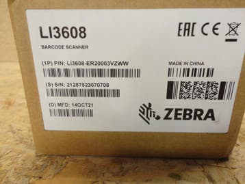 Zebra LI3608 Ultra-Rugged 1D Scanner USB - LI3608-ER2000..., Computers en Software, Scanners, Nieuw