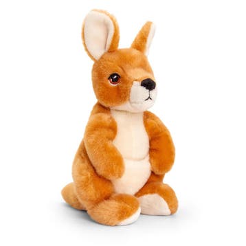 Pluche wallaby knuffel - kangoeroe - 27 cm - wilde dieren, Verzenden, Nieuw