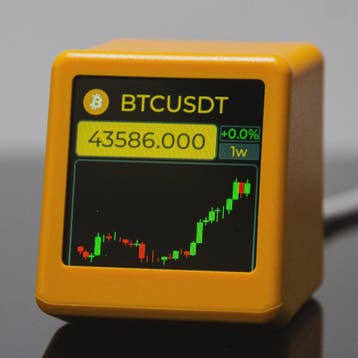 GeekMagic PRO Crypto & Stock Tracker: Real-time Prijzen, Tij, Verzenden, Nieuw