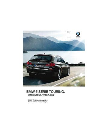 2014 BMW 5 SERIE TOURING BROCHURE NEDERLANDS, Nieuw, BMW, Author