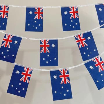 Australische Vlaggenlijn - 20 Vlaggen aan 5 Meter Touw - Dec, Verzenden, Nieuw