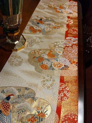 Loper - 106 cm - 31 cm - van Vintage Silk Obi