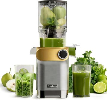 Slowjuicer Anybear 200W | Retourdeal 54% Korting, Ophalen of Verzenden, Nieuw, Elektrisch, Slowjuicer