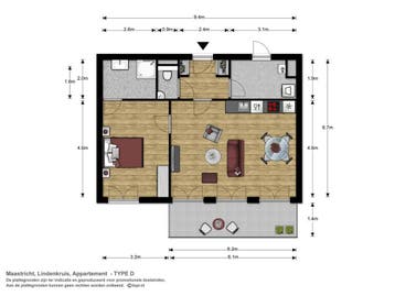 Te huur: Appartement Maagdendries in Maastricht, Limburg, Maastricht, Appartement