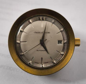 Tafelklok - Jaeger-LeCoultre - - Gepatineerd brons -