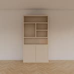 123Kast - vakkenkast Mendoza 02 - 120x35x220H cm - 2 push to, Verzenden, Nieuw