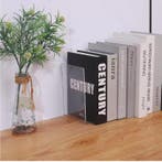 Transparante Acryl Boekensteunen Set – L-Vorm Boekhouders Pl, Huis en Inrichting, Woonaccessoires | Wandplanken en Boekenplanken
