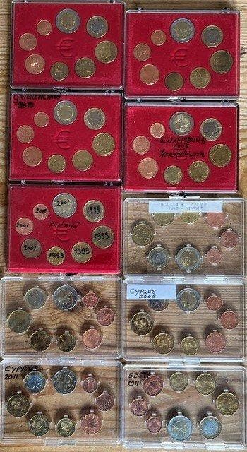 Europa. Series 1 Cent - 2 Euro 1999/2011 (10 series) (Zonder