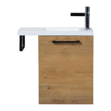 Fonteinmeubel Finn 40cm eiken, Verzenden, Nieuw