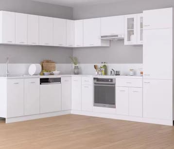 Witte Keuken Hangkast 60x31x60 cm – Wandkast met Deuren, Huis en Inrichting, Keuken | Keukenelementen, Verzenden, Nieuw
