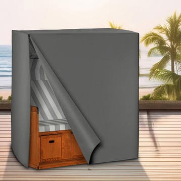 Beschermhoes voor strandmeubel - grijs, Verzenden, Nieuw