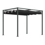Pergola Paviljoen Terrasoverkapping Met Schuifdak 298x213x22, Verzenden