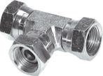 T-koppeling G2 Binnendraad Staal hydrauliek 75bar, Verzenden, Nieuw