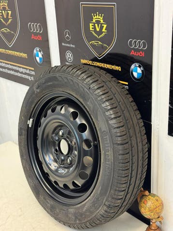 1 stuk 155/65R14 inch  reservewiel/thuiskomer Toyota Aygo, Auto-onderdelen, 14 inch, Gebruikt, 155 mm, Banden en Velgen
