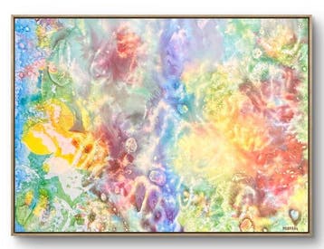 Dordevic Miodrag (1936) - Composition abstraite irisée - No, Antiek en Kunst