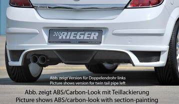 Rieger achteraanzetstuk | Astra H: 03.04- - 5-drs., Hatchbac, Auto-onderdelen, Verzenden, Nieuw, Opel