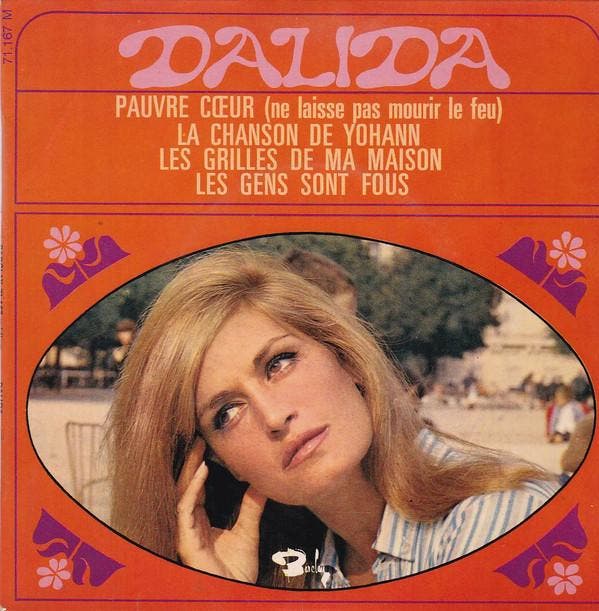 Dalida - Pauvre Cœur (Ne Laisse Pas Mourir Le Feu), Cd's en Dvd's, Vinyl | Pop, Gebruikt, Ophalen of Verzenden