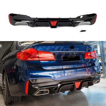 Diffuser met LED-remlicht voor BMW 5 Series G30/G31 M Sport, Ophalen of Verzenden, Nieuw