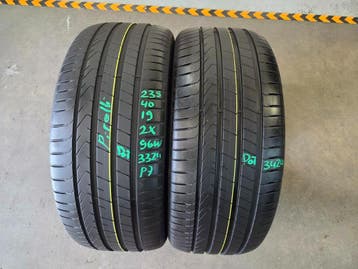 235/40/19 96W PIRELLI ZOMERBANDEN 6,6MM PROFIEL 2X, Ophalen, Gebruikt, 17 inch, 235 mm
