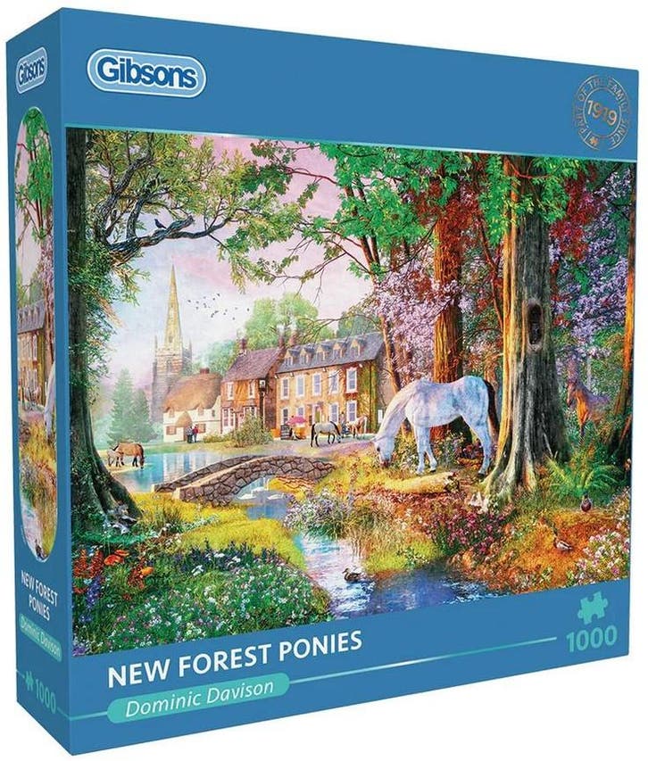 New Forest Ponies Puzzel (1000 stukjes) | Gibsons - Puzzels, Hobby en Vrije tijd, Denksport en Puzzels, Nieuw, Verzenden