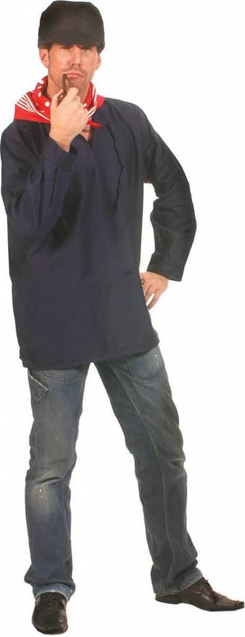 Boerenkiel blauw heren, Kleding | Heren, Carnavalskleding en Feestkleding, Ophalen of Verzenden, Nieuw