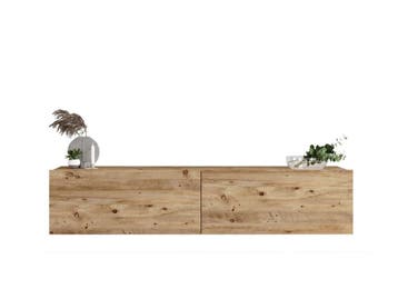 Skåne Home - Zwevend tv meubel - Pine - 140 cm, Ophalen, 100 tot 150 cm, Nieuw, Minder dan 100 cm