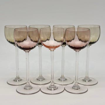 Wijnglas (7) - Mangaan - ART DÉCO
