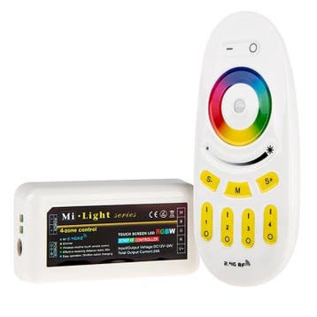 4-zone RGBW ledstrip touch RF controller SET, Ophalen of Verzenden, Nieuw