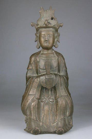 Bronzen standbeeld – Kwanyin Boeddha – Ming - Brons - China
