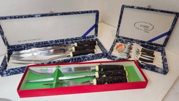 Bestekset voor 6 personen - Hoorn, Staal