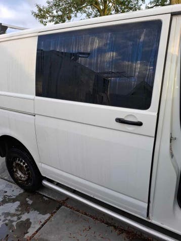 VOLKSWAGEN TRANSPORTER T5 T6 SCHUIFDEUR RECHTS MET RUIT, Gebruikt, Rechts, Ophalen of Verzenden, Volkswagen