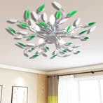 vidaXL Lamp met kristallen bladeren van acryl voor 5x E14, Verzenden, Nieuw