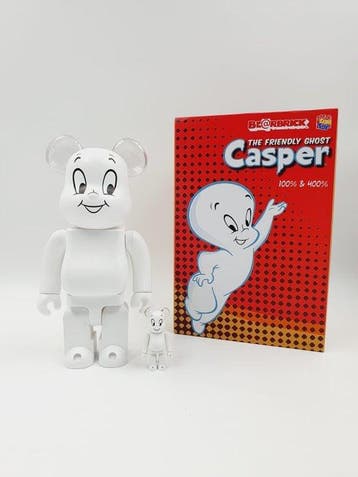 NO RESERVE Medicom Toy - Be@rbrick 400% + 100% Casper The