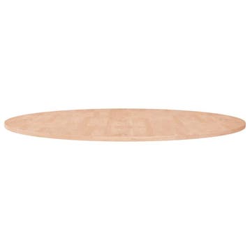 vidaXL Tafelblad rond Ø90x1,5 cm onbehandeld massief, Verzenden, Nieuw