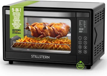 Vrijstaande oven - Hetelucht oven - 35 Liter - 1600W - Zwart, Verzenden, Zo goed als nieuw